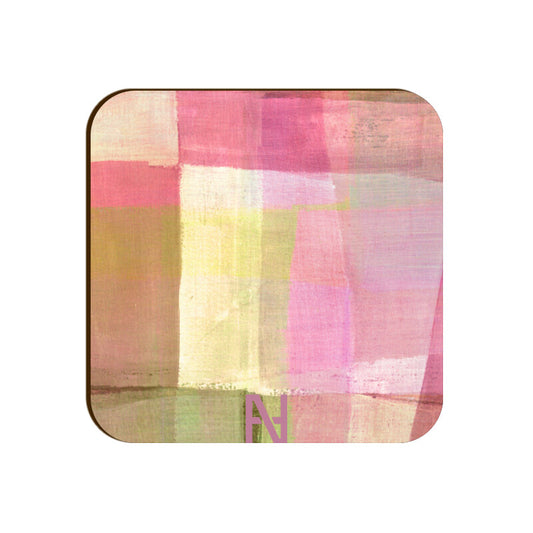 Pinkish Art Coaster
