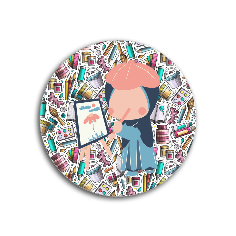 Hijabi Artist Coaster