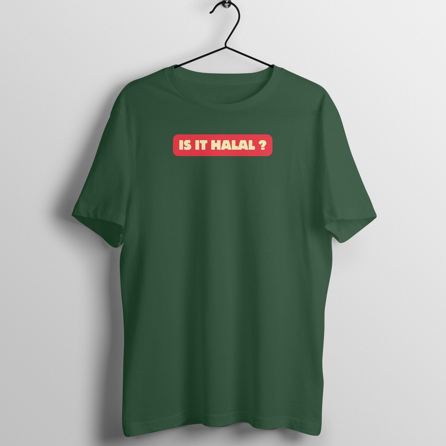 Is It Halal ? Half Sleeve Tshirt