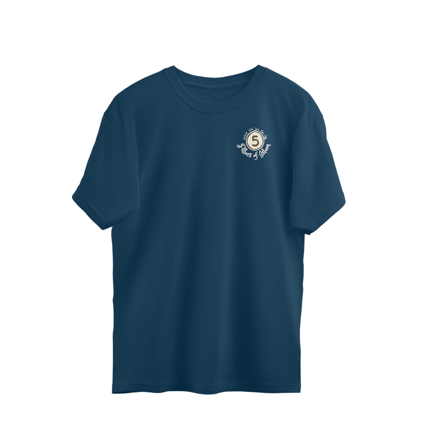 Five Pillars of Islam W Oversized Tshirt