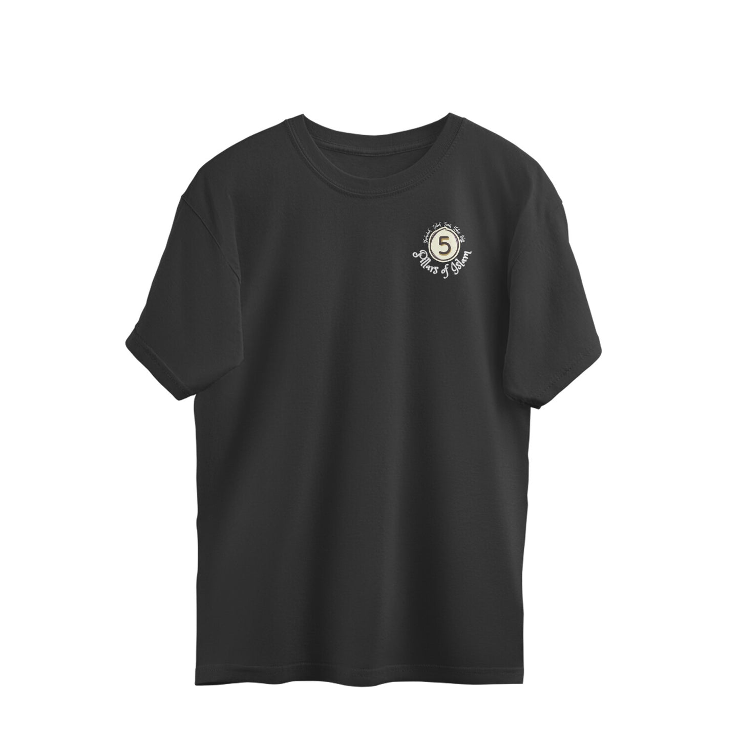 Five Pillars of Islam W Oversized Tshirt