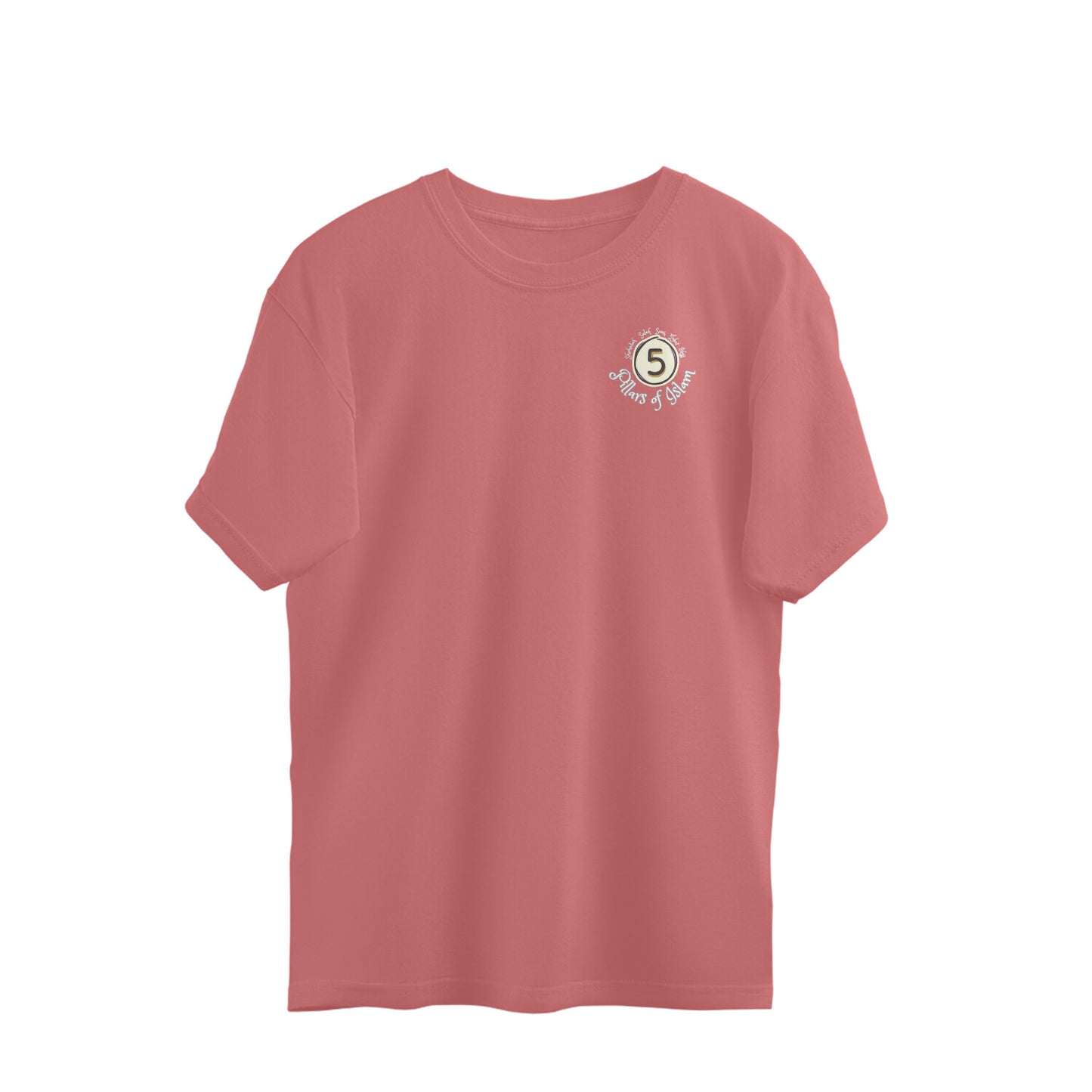 Five Pillars of Islam W Oversized Tshirt