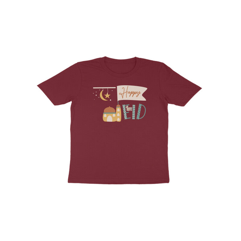 Baby First Eid Toddler Half Sleeve Tshirt