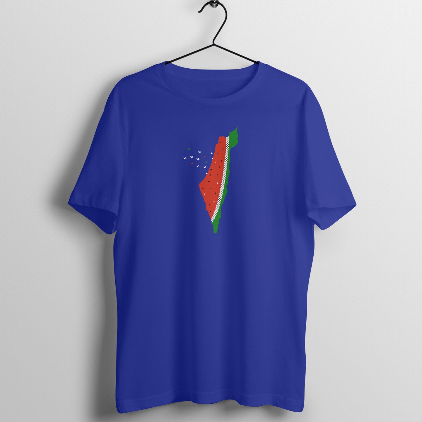 Watermelon Palestine Map GRWB Half Sleeve Tshirt