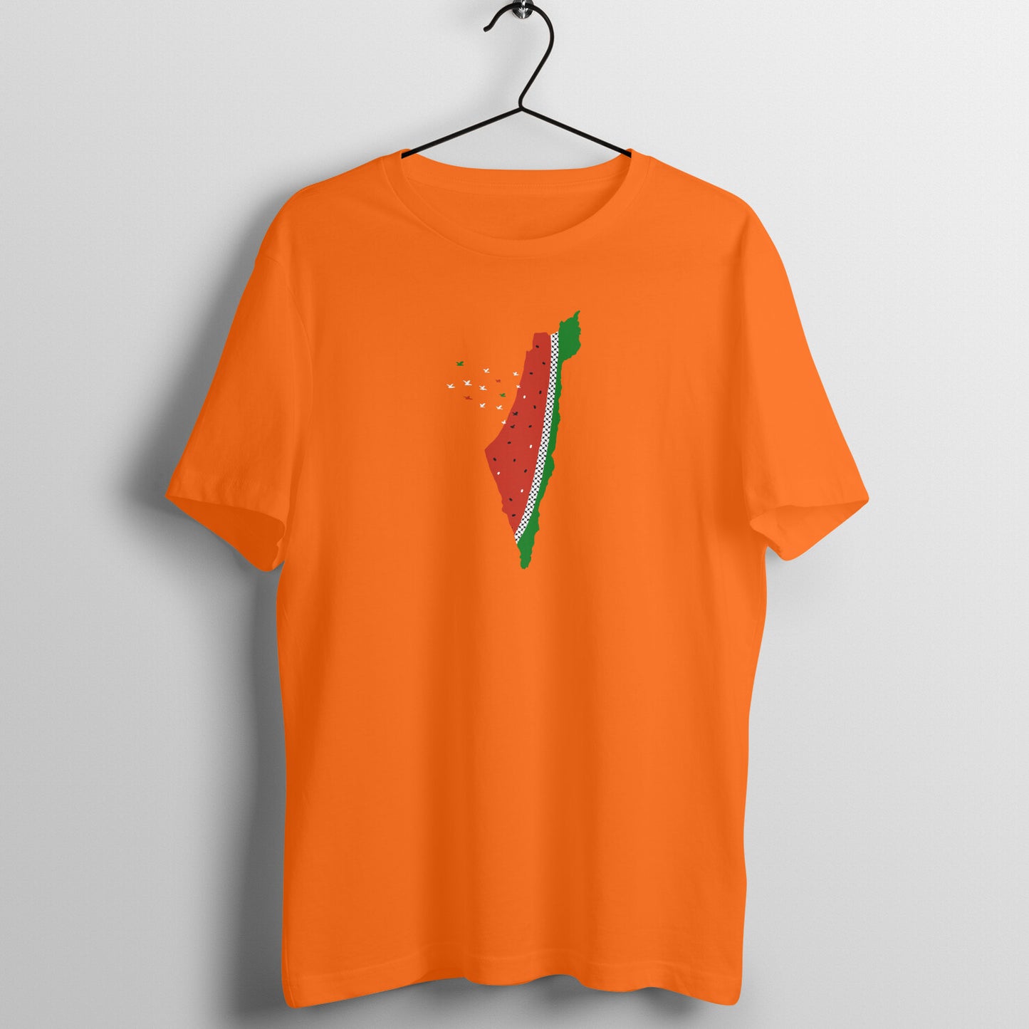 Watermelon Palestine Map GRWB Half Sleeve Tshirt