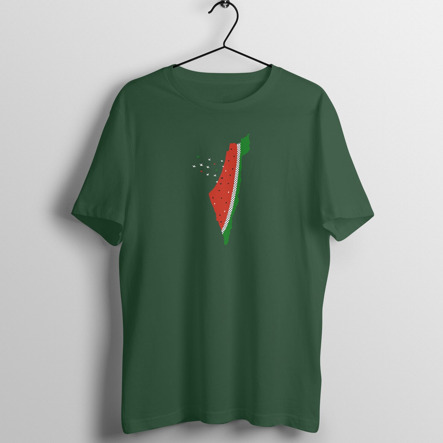 Watermelon Palestine Map GRWB Half Sleeve Tshirt