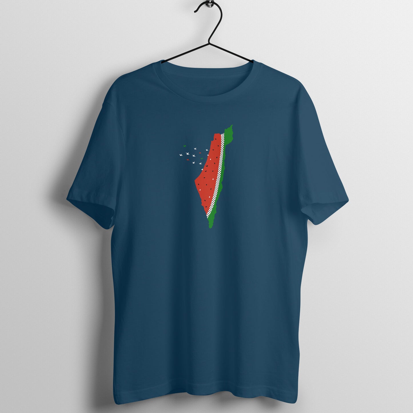 Watermelon Palestine Map GRWB Half Sleeve Tshirt