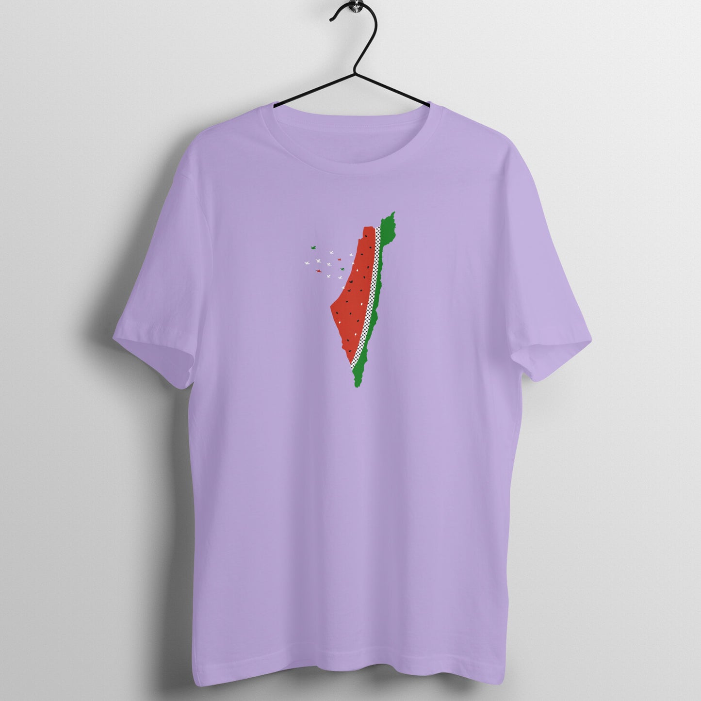 Watermelon Palestine Map GRWB Half Sleeve Tshirt