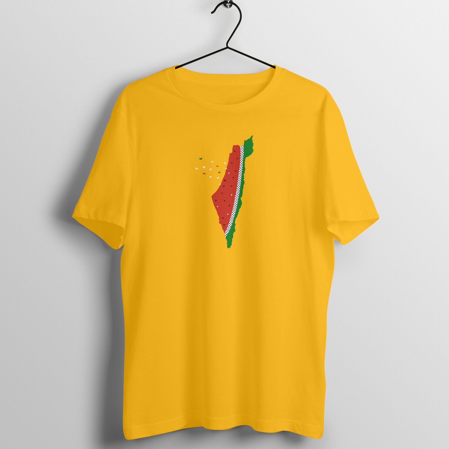 Watermelon Palestine Map GRWB Half Sleeve Tshirt