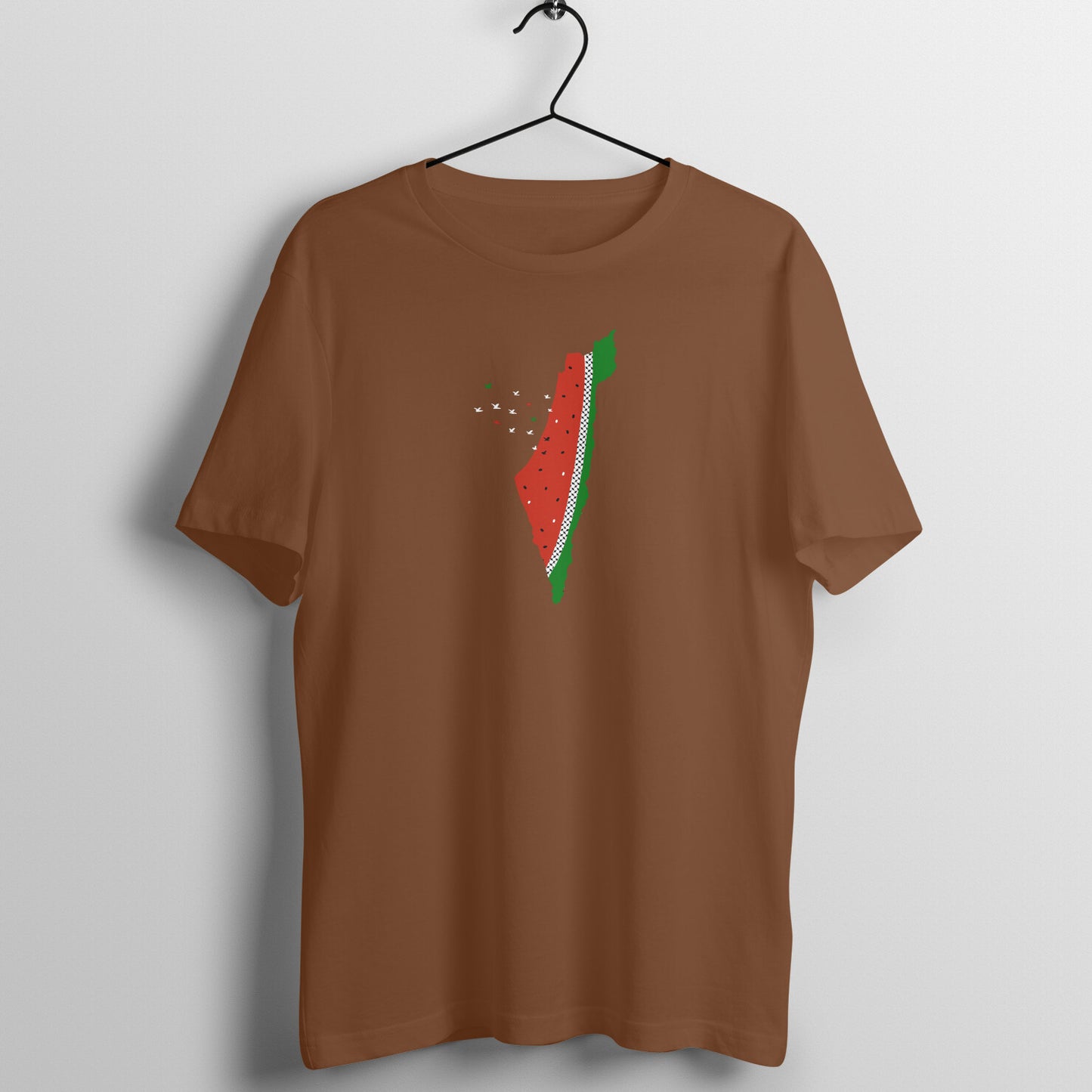 Watermelon Palestine Map GRWB Half Sleeve Tshirt