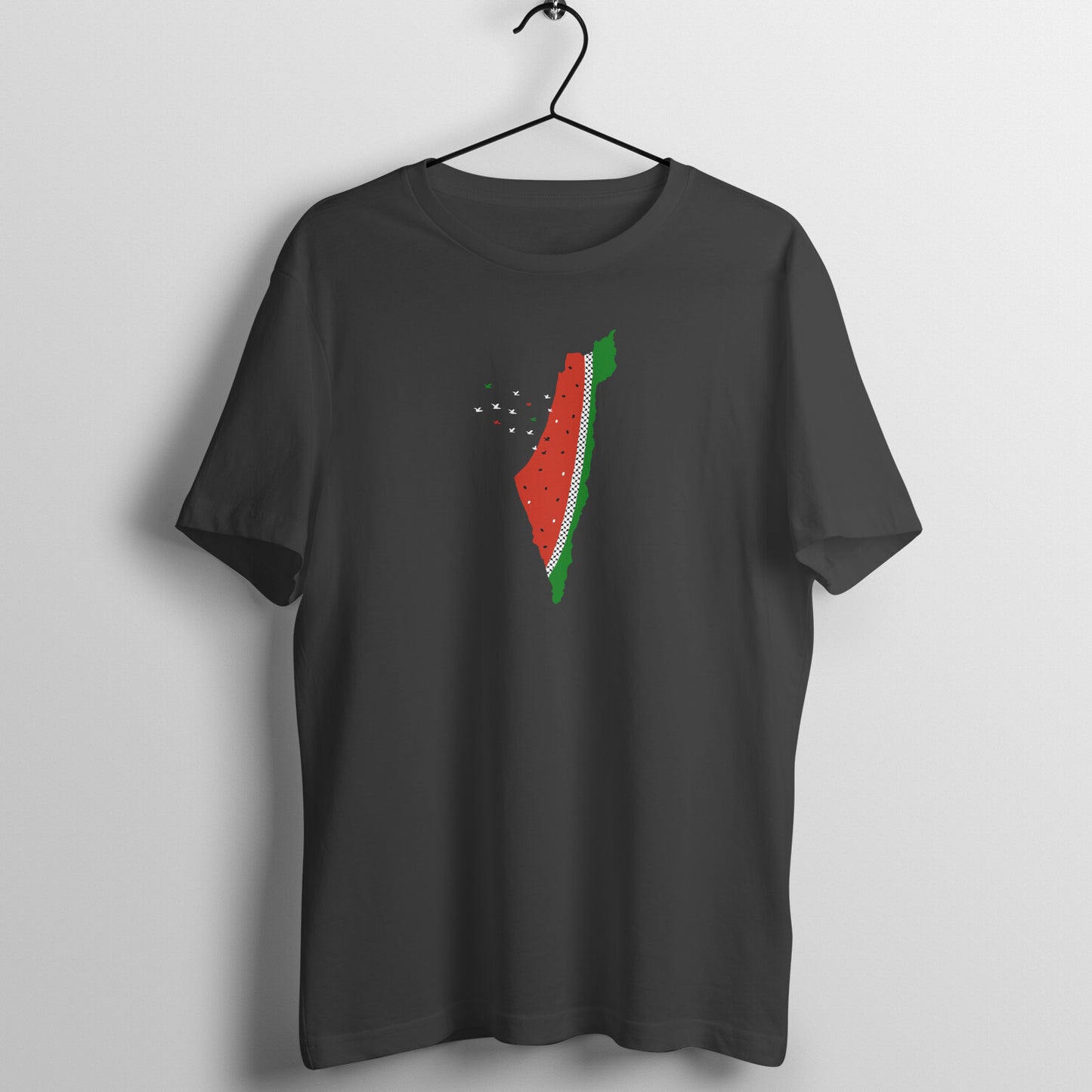 Watermelon Palestine Map GRWB Half Sleeve Tshirt