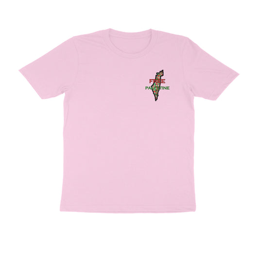 Free Palestine Map Half Sleeve Tshirt