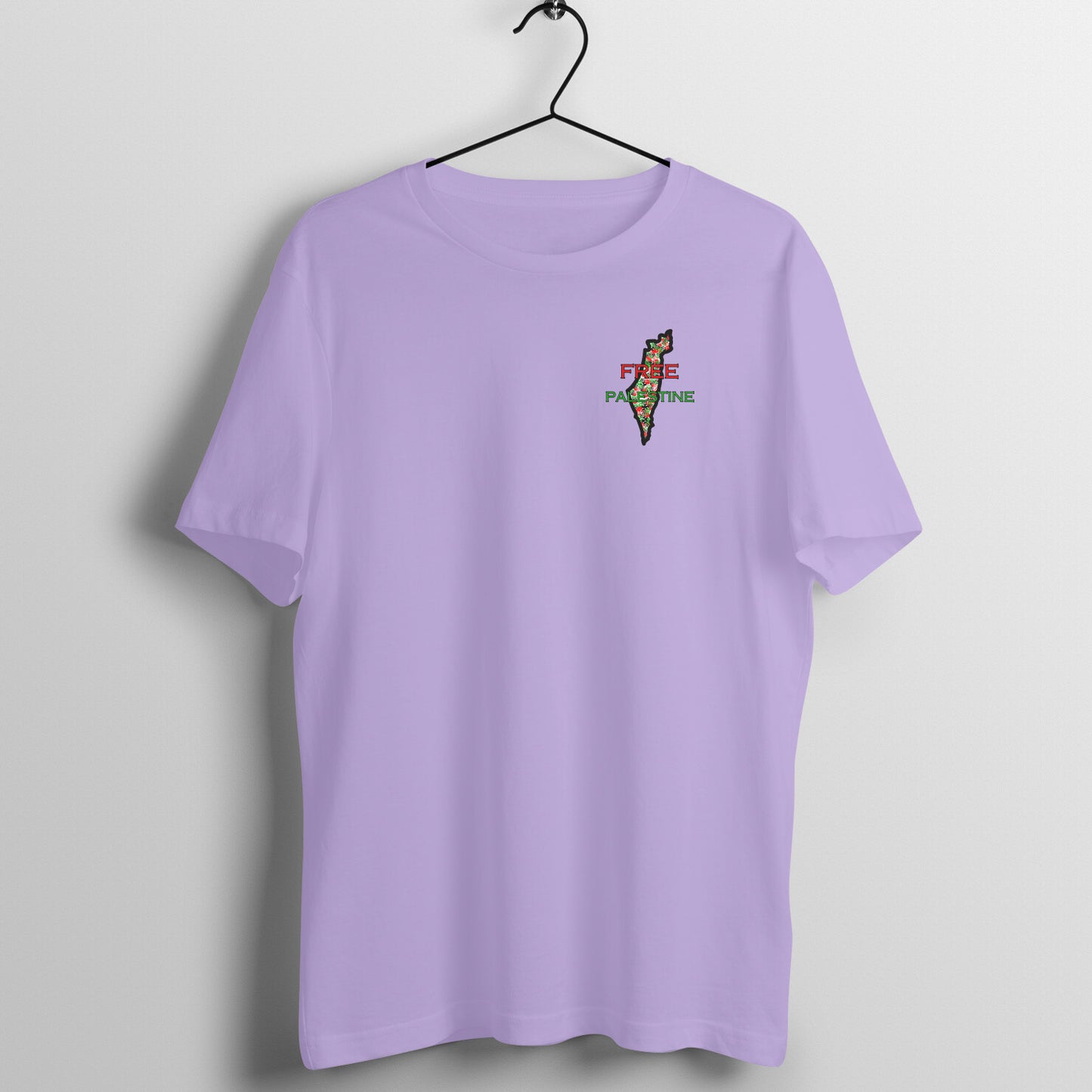 Free Palestine Map Half Sleeve Tshirt