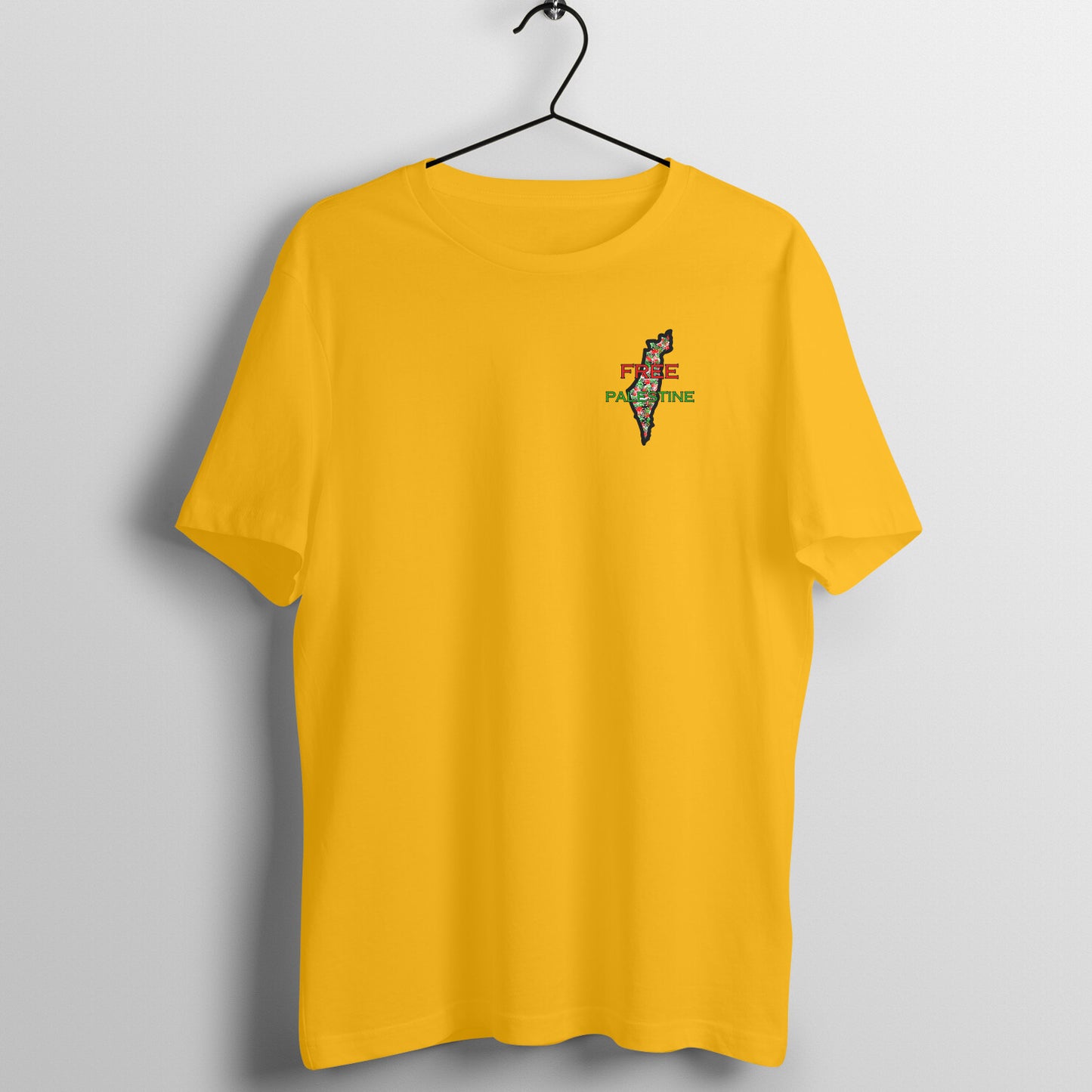 Free Palestine Map Half Sleeve Tshirt