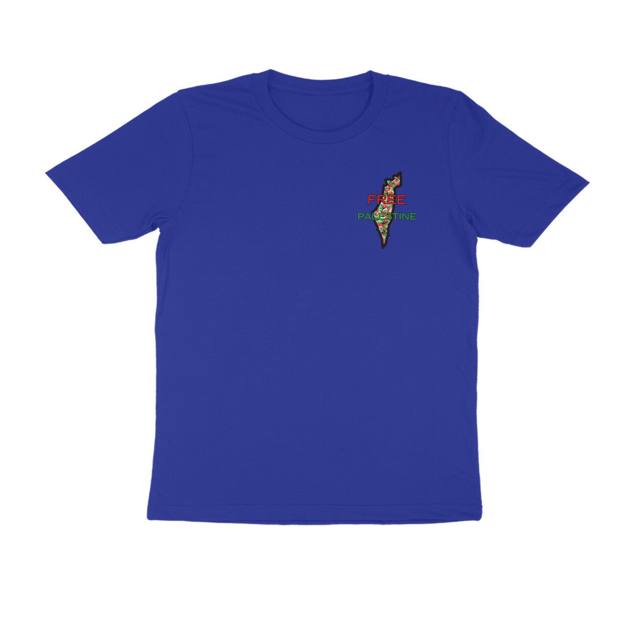 Free Palestine Map Half Sleeve Tshirt