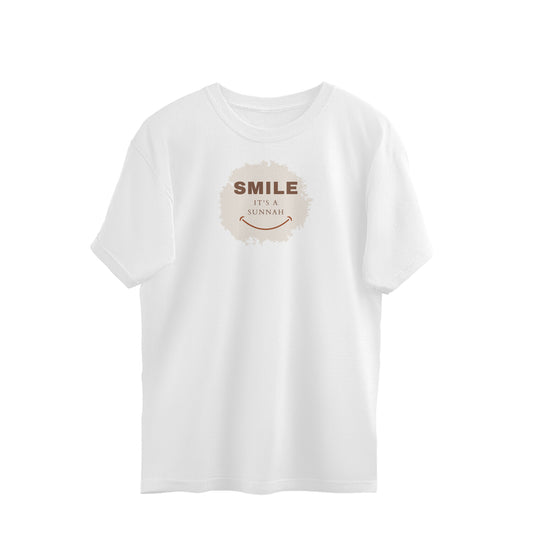 Smile, It's a Sunnah B Oversized Tshirt
