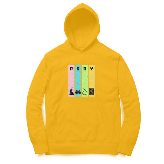 Pray Multicolor Hoodie
