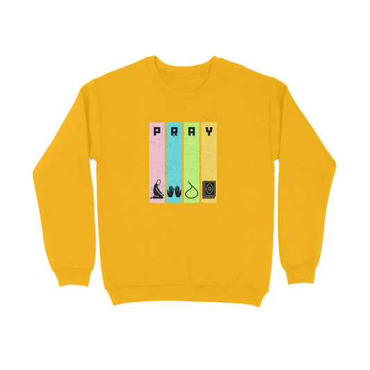 Pray Multicolor Sweatshirt