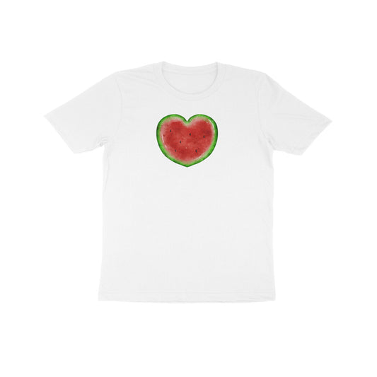 Watermelon Heart Kids Half Sleeve Tshirt