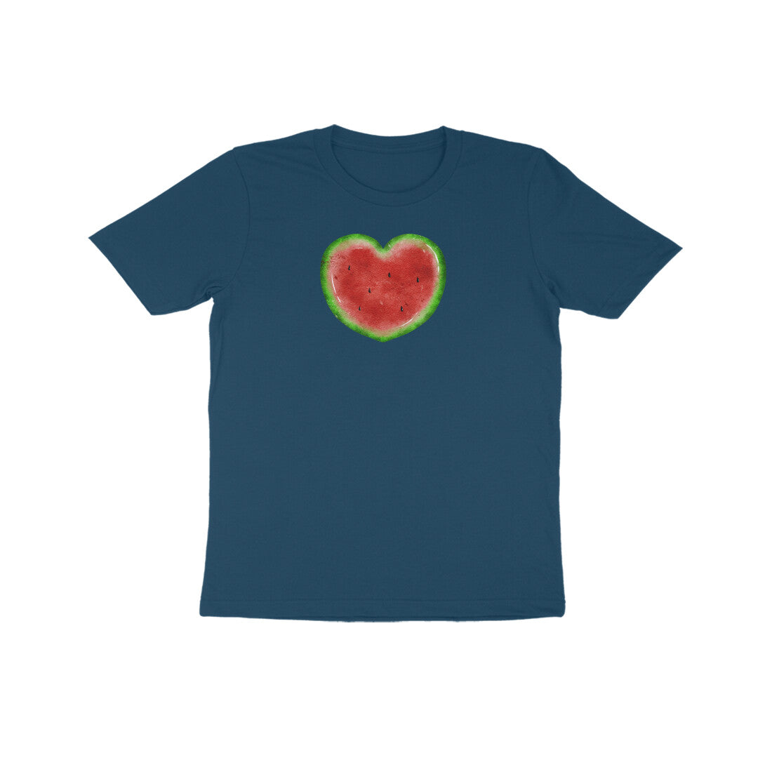 Watermelon Heart Kids Half Sleeve Tshirt