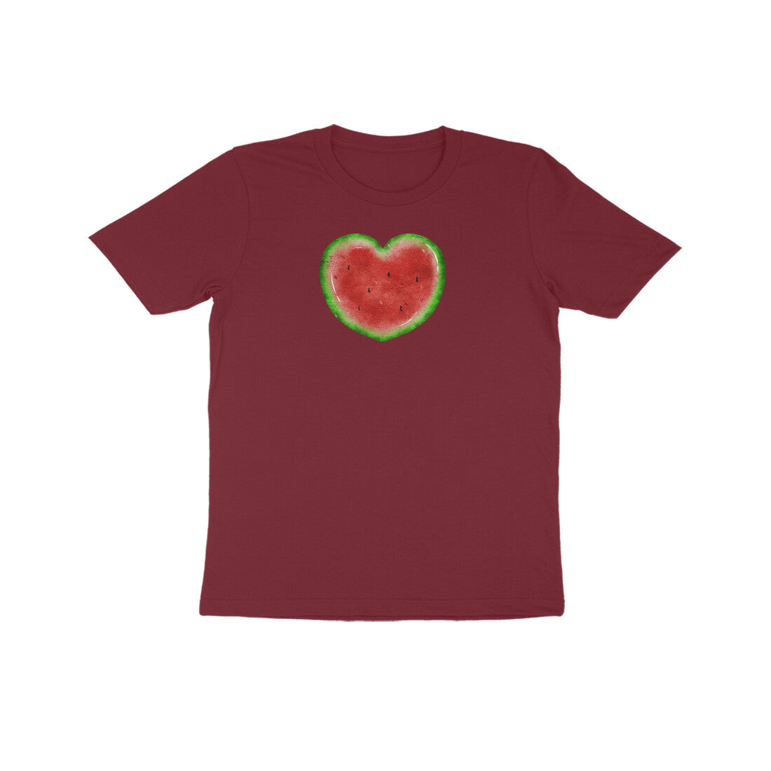 Watermelon Heart Kids Half Sleeve Tshirt
