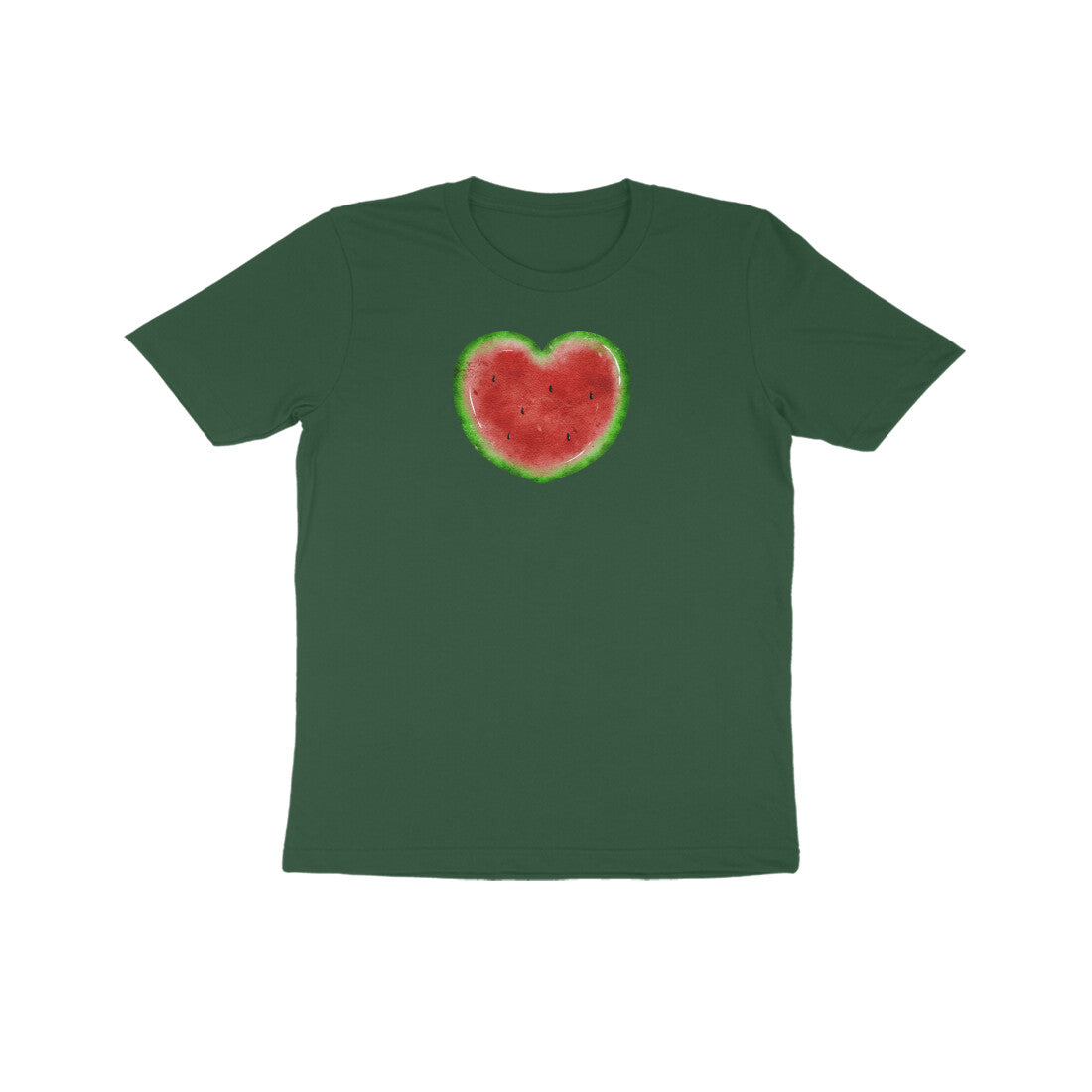 Watermelon Heart Kids Half Sleeve Tshirt