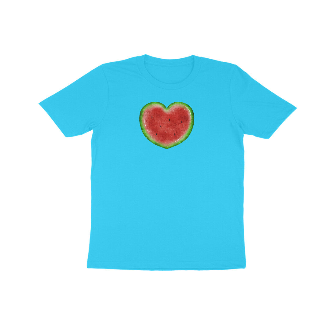Watermelon Heart Kids Half Sleeve Tshirt