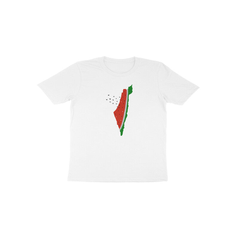 Palestine Watermelon B Toddler Half Sleeve Tshirt