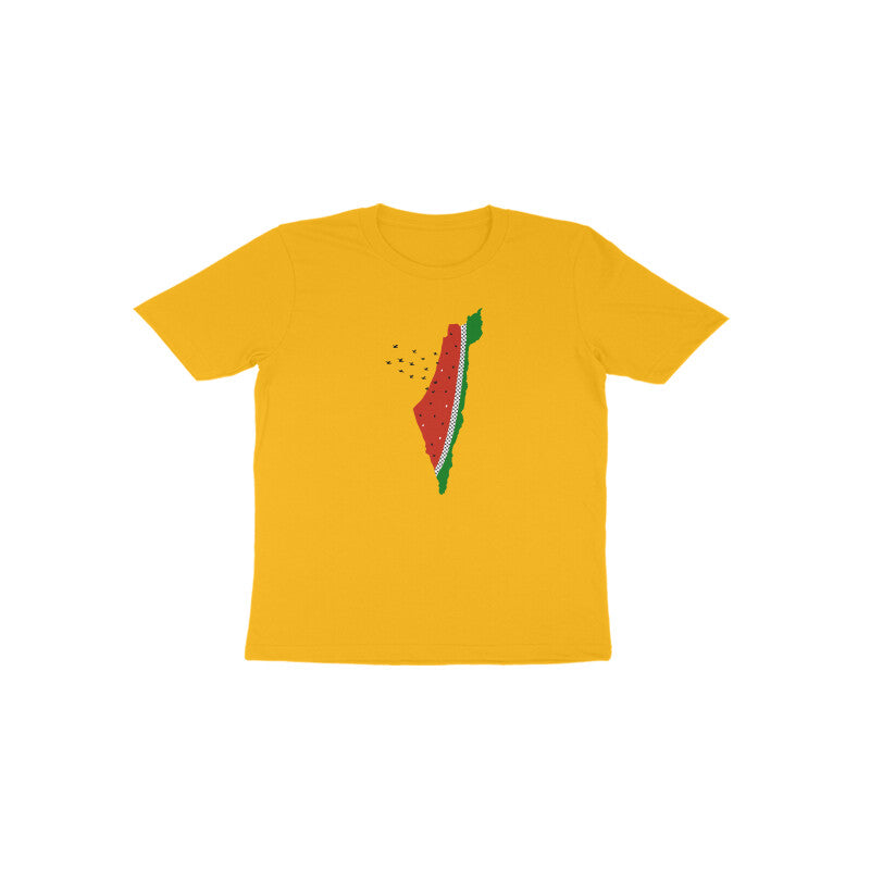 Palestine Watermelon B Toddler Half Sleeve Tshirt
