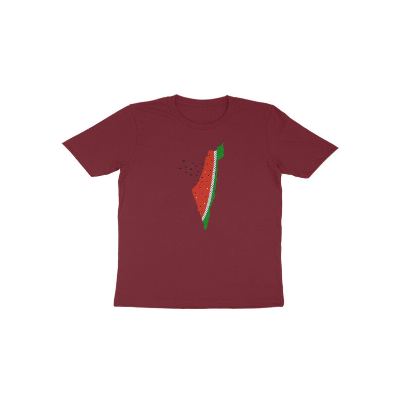 Palestine Watermelon B Toddler Half Sleeve Tshirt