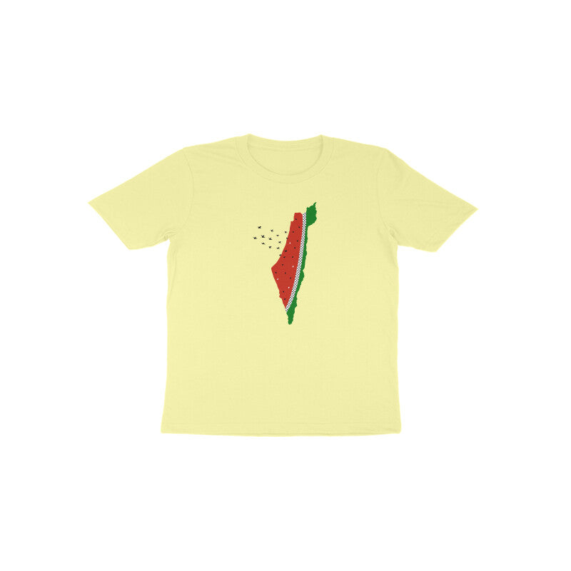 Palestine Watermelon B Toddler Half Sleeve Tshirt