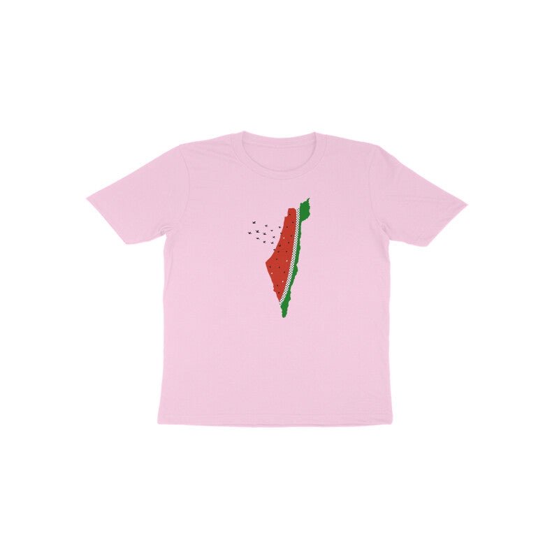 Palestine Watermelon B Toddler Half Sleeve Tshirt