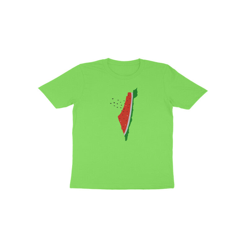 Palestine Watermelon B Toddler Half Sleeve Tshirt