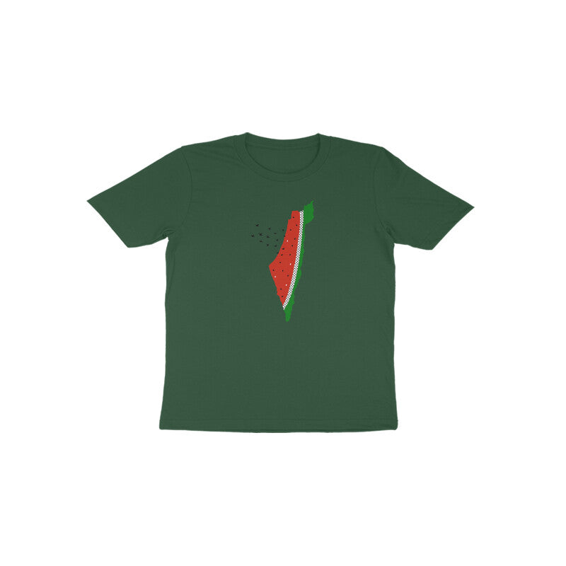 Palestine Watermelon B Toddler Half Sleeve Tshirt