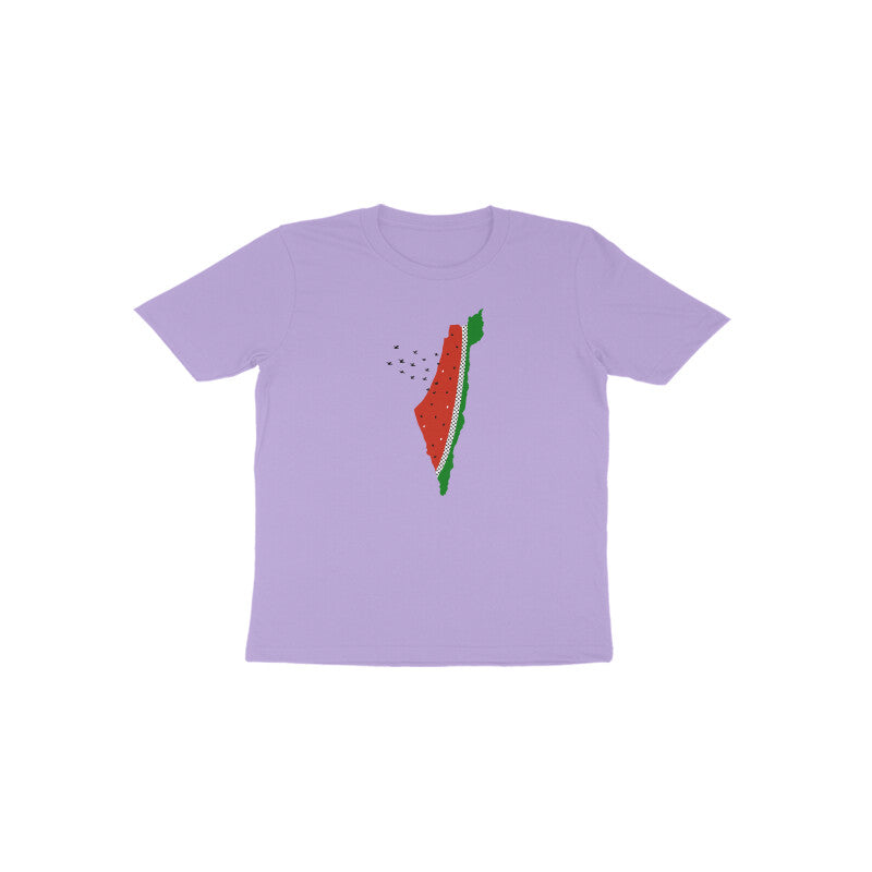 Palestine Watermelon B Toddler Half Sleeve Tshirt