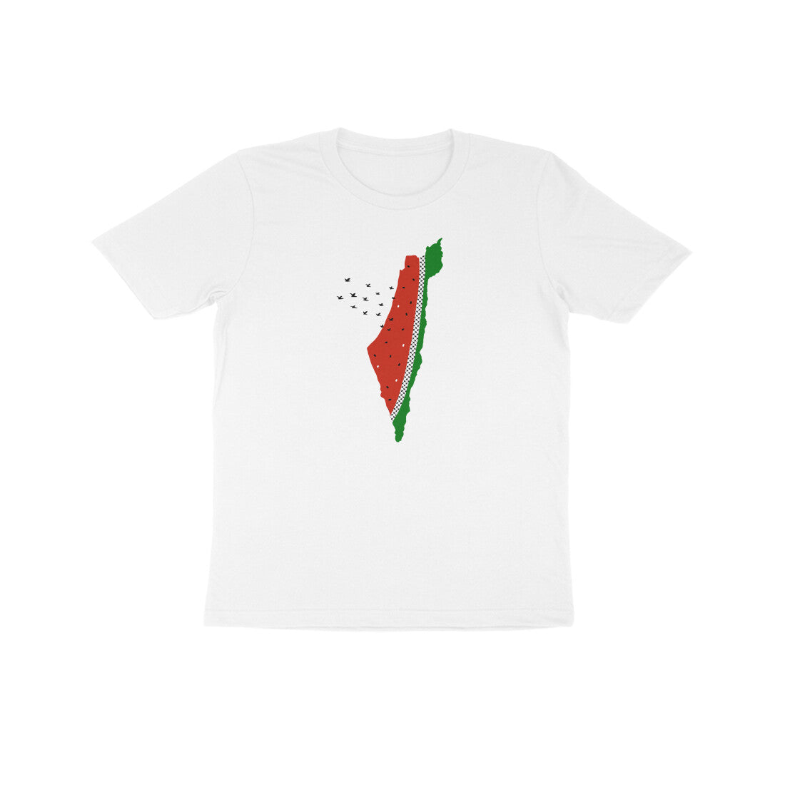 Palestine Watermelon B Kids Half Sleeve Tshirt