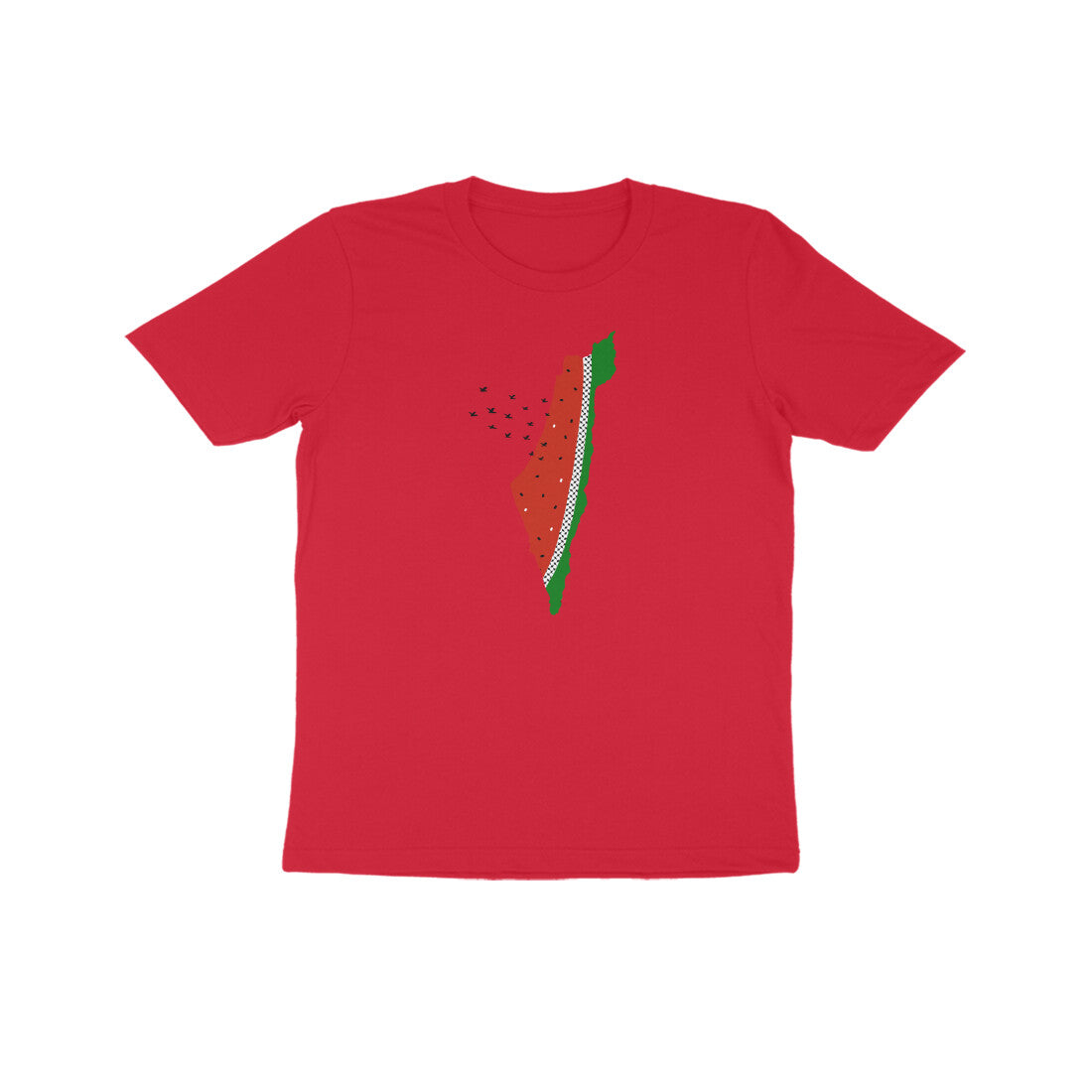 Palestine Watermelon B Kids Half Sleeve Tshirt