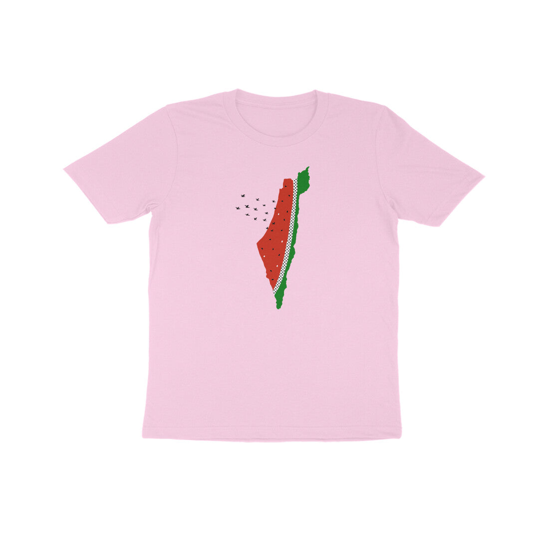 Palestine Watermelon B Kids Half Sleeve Tshirt