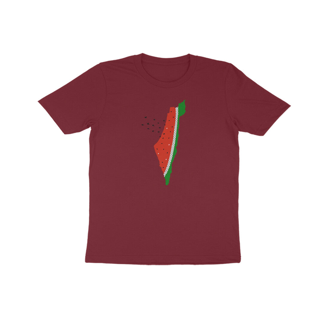 Palestine Watermelon B Kids Half Sleeve Tshirt