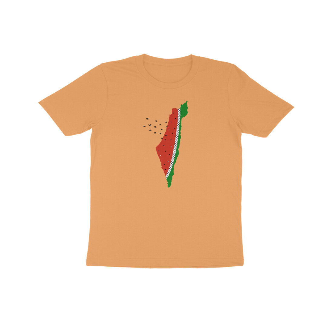 Palestine Watermelon B Kids Half Sleeve Tshirt