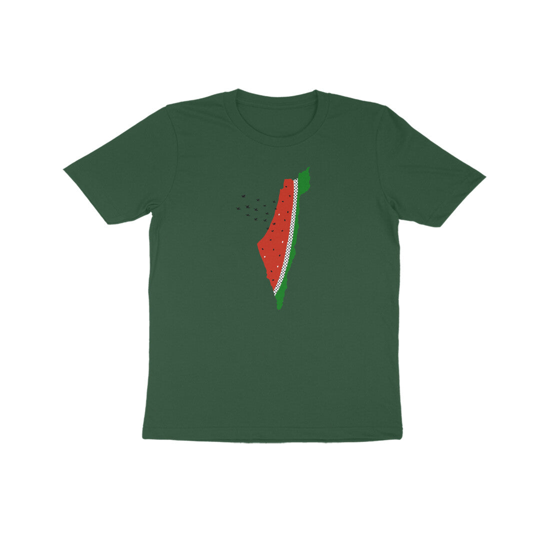 Palestine Watermelon B Kids Half Sleeve Tshirt
