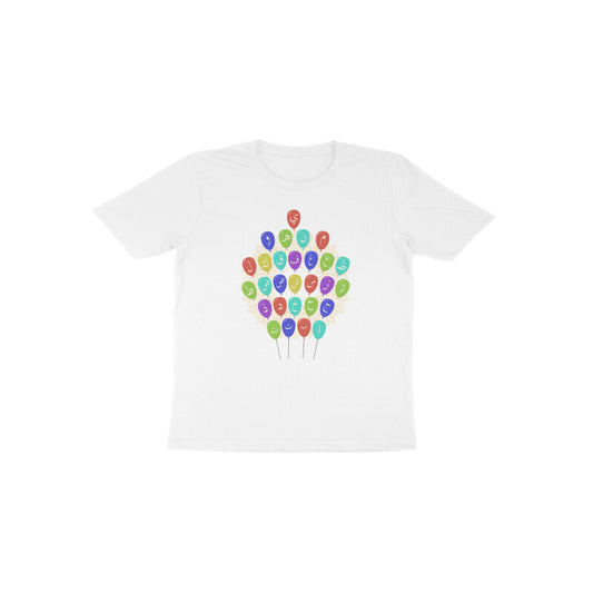 Arabic Letters Balloon Toddler Half Sleeve Tshirt