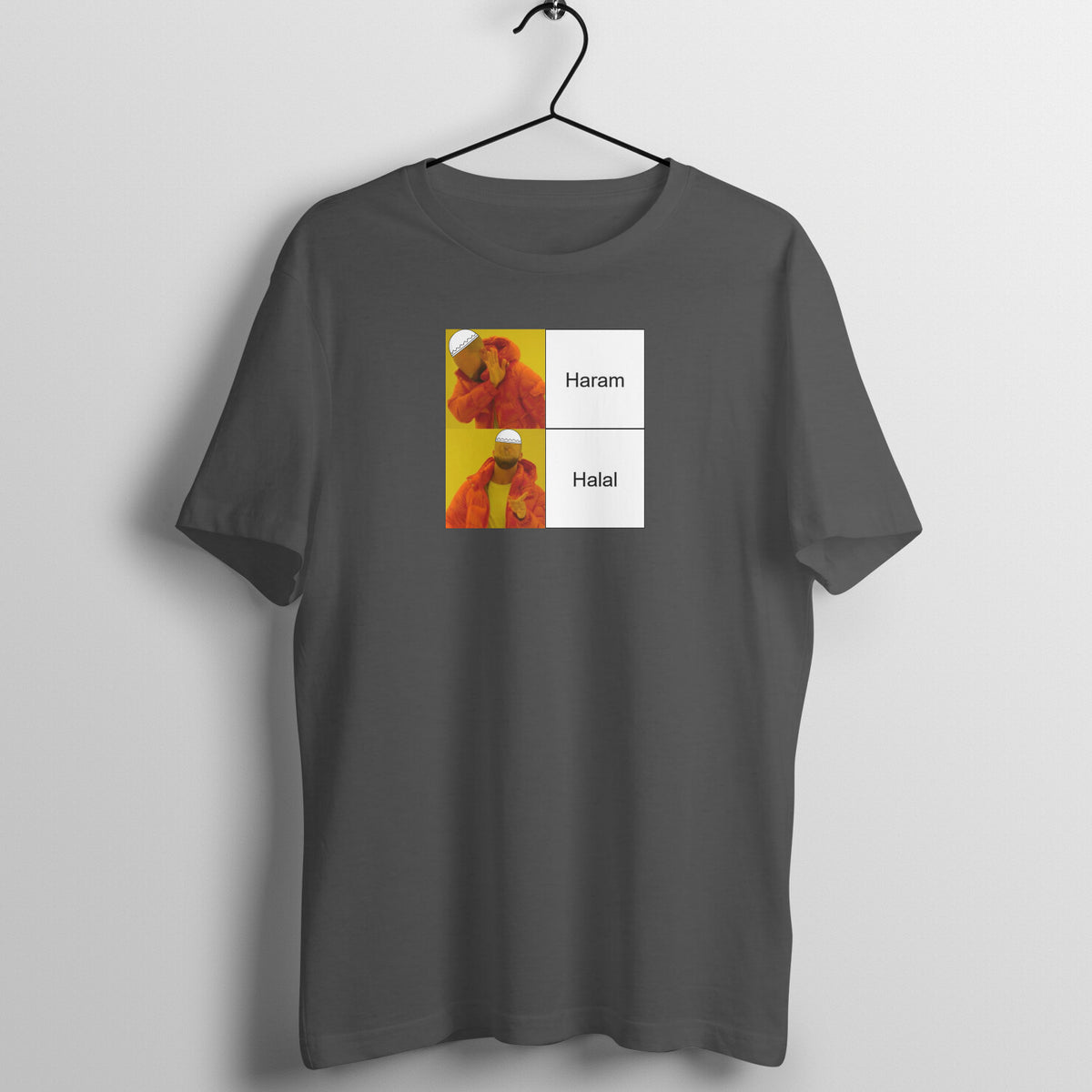 Haram Halal Meme Half Sleeves Tshirt