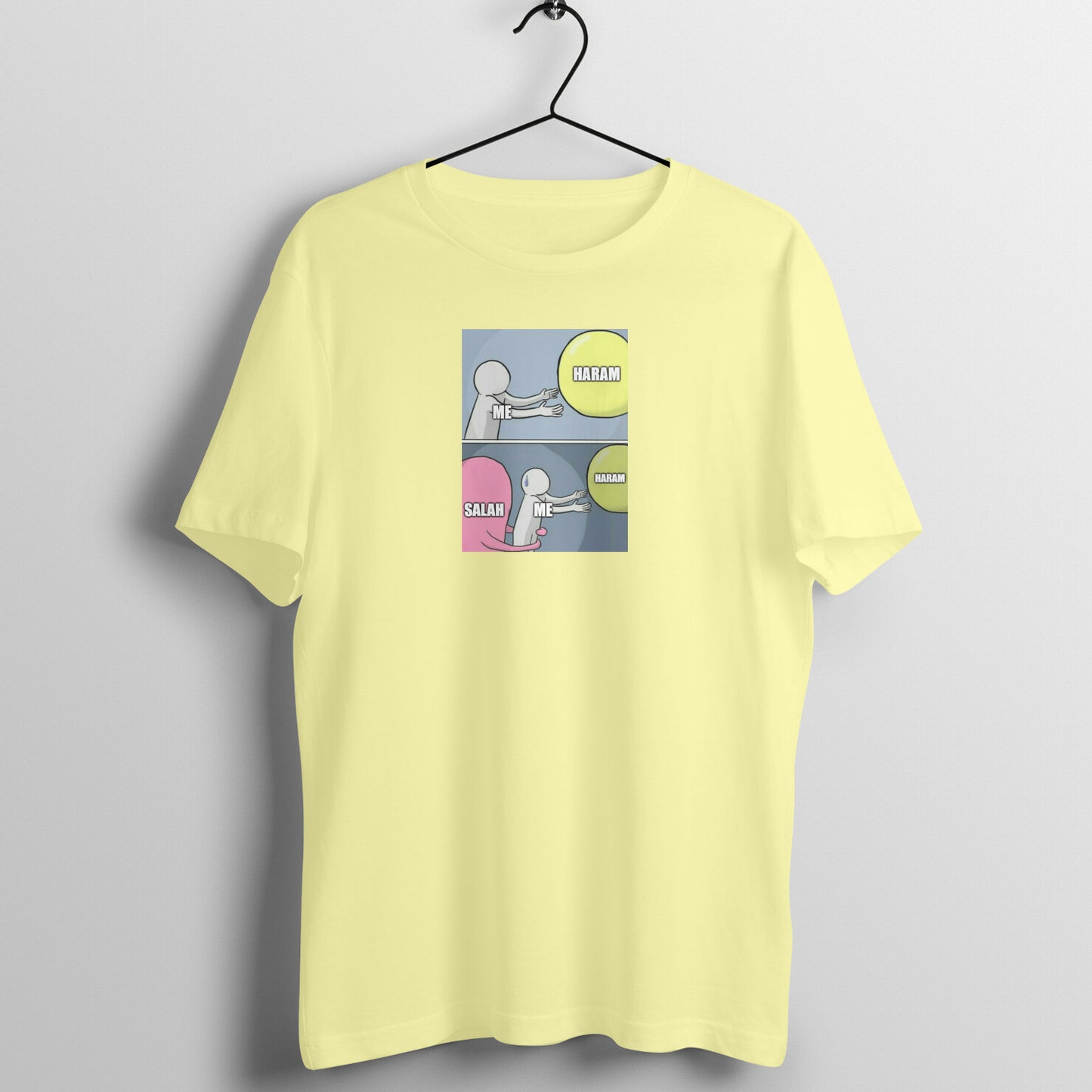 Salah Saves From Haram Meme Half Sleeves Tshirt