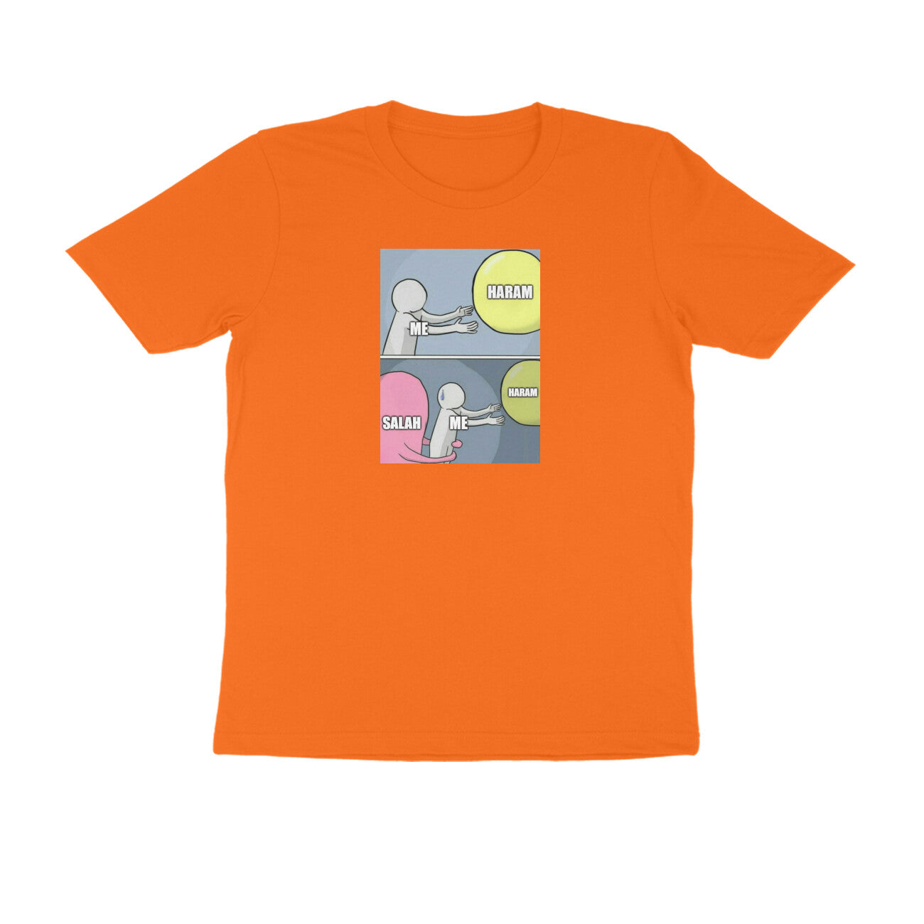 Salah Saves From Haram Meme Half Sleeves Tshirt