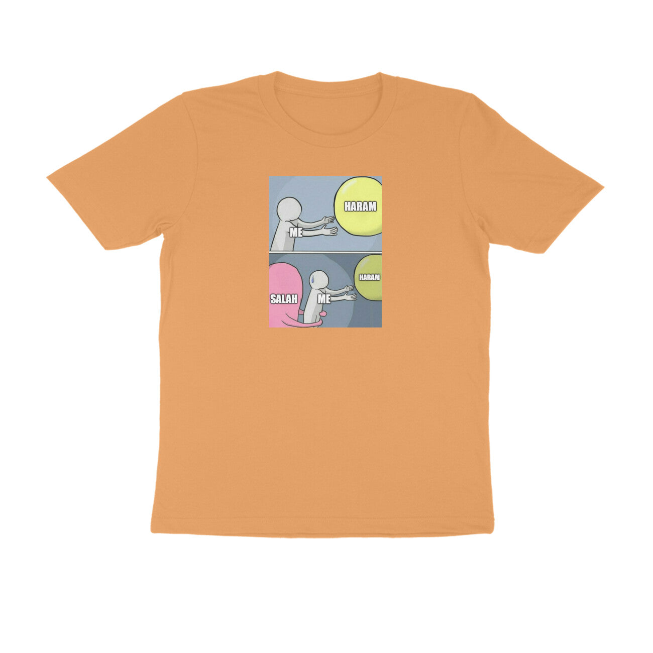Salah Saves From Haram Meme Half Sleeves Tshirt