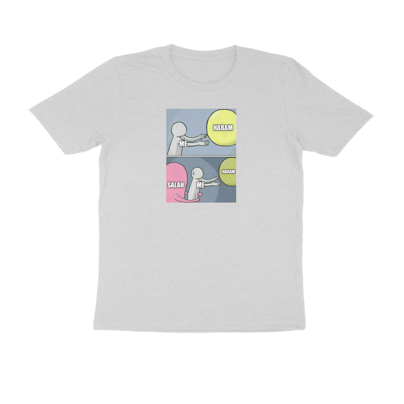 Salah Saves From Haram Meme Half Sleeves Tshirt