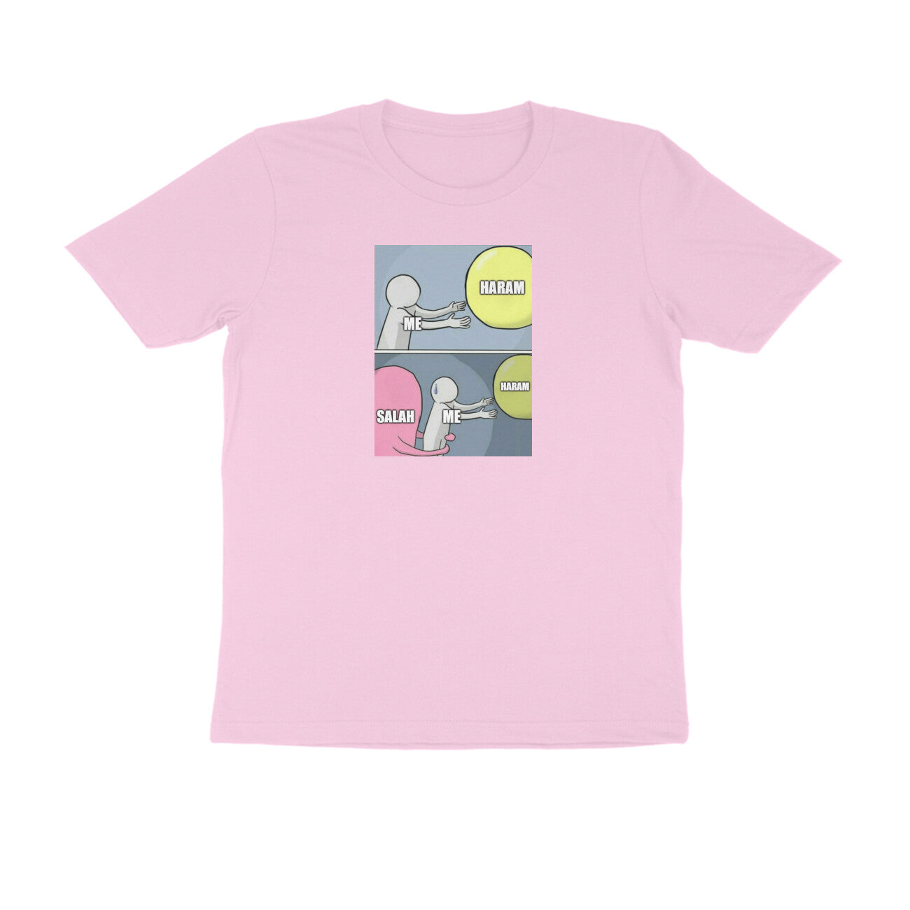 Salah Saves From Haram Meme Half Sleeves Tshirt