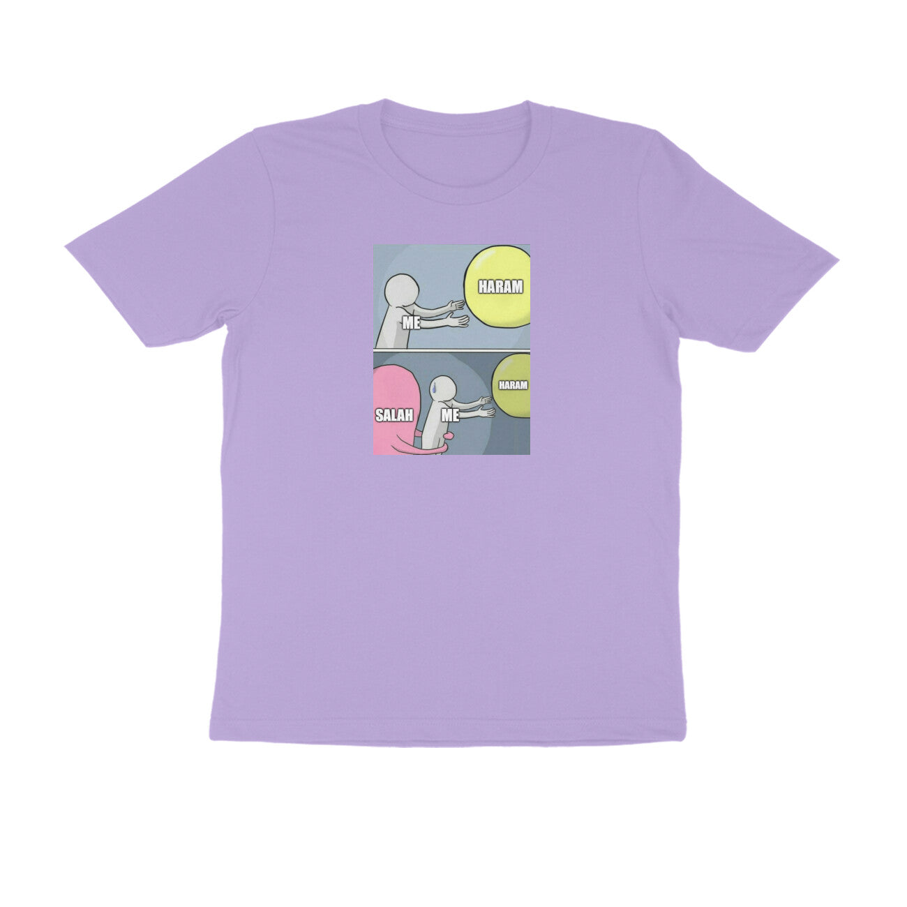 Salah Saves From Haram Meme Half Sleeves Tshirt