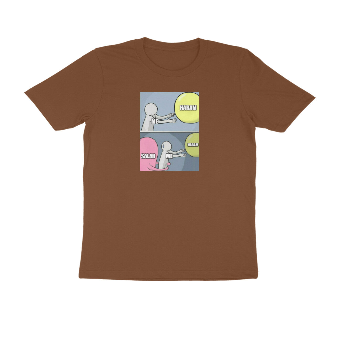 Salah Saves From Haram Meme Half Sleeves Tshirt